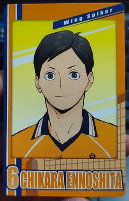 SJF Chikara Ennoshita Carta Haikyuu