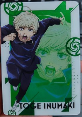 SH1 Toge Inumaki Carta Jujutsu Kaisen Bandai