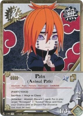 SJF Pain (Animal Path) [Pain's Voice] - 1199 - Common Naruto: Tournament (Chibi) Pack 3