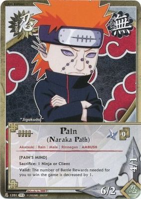 SJF Pain (Naraka Path) [Pain's Mind] - 1201 - Common Naruto: Tournament (Chibi) Pack 3