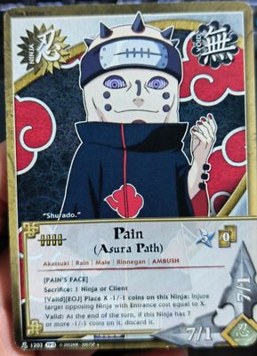 SJF Pain Aura Path Naruto Card Game