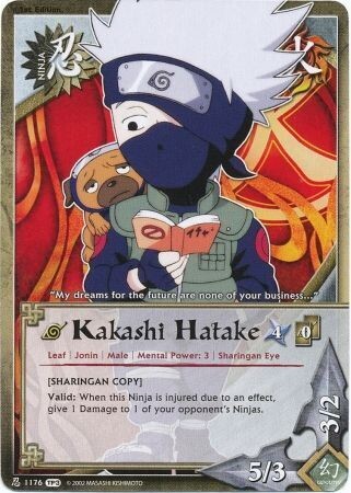 SJF Kakashi Hatake [Sharingan Copy] - 1176 - Common Naruto: Tournament (Chibi) Pack 3