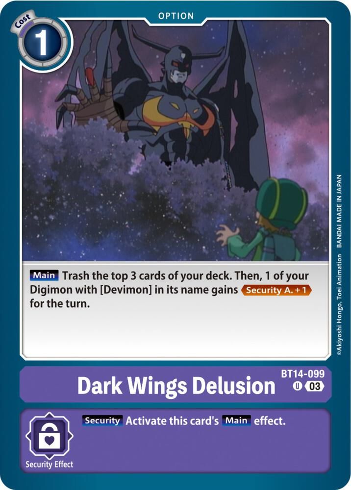 SJF Dark Wings Delusion - Blast Ace (BT14) Blast Ace