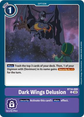 SJF Dark Wings Delusion - Blast Ace (BT14) Blast Ace