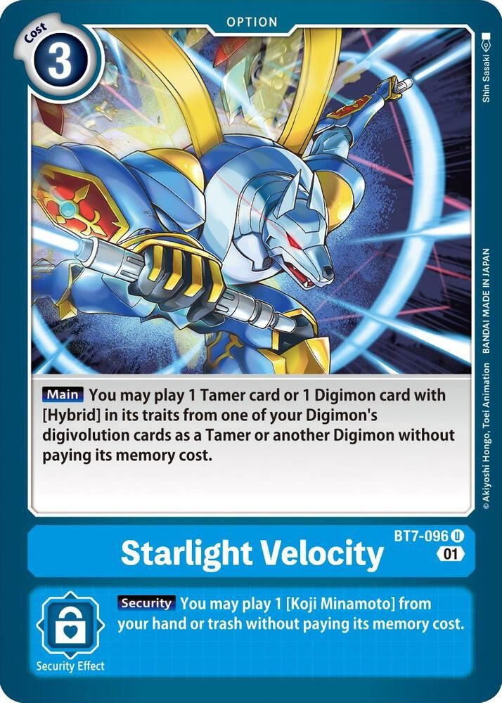 SJF Starlight Velocity - Next Adventure (BT-07)
