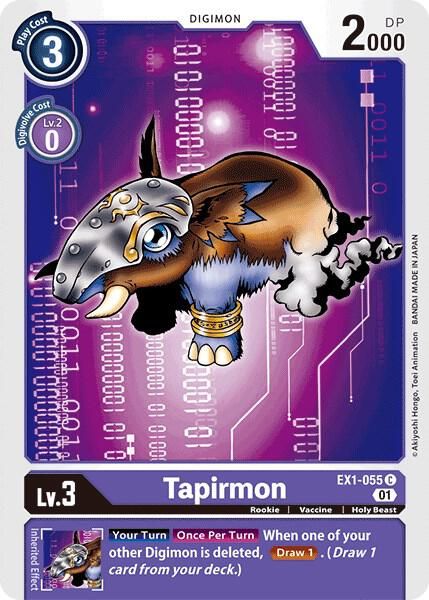 SJF Tapirmon - Classic Collection (EX-01)