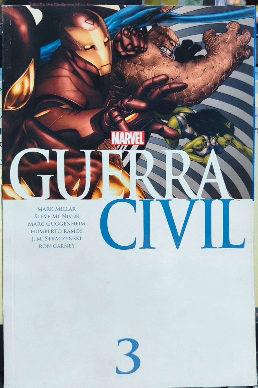 SJ6 Guerra Civil Comic Volumen 3 Español