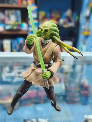 SJ1 Kit Fisto Figura Star Wars Figura 3.75 Pulgadas