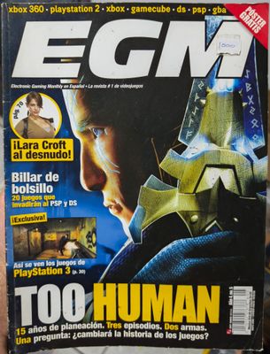 SJ6 EGM Revista Too Human Sin Póster