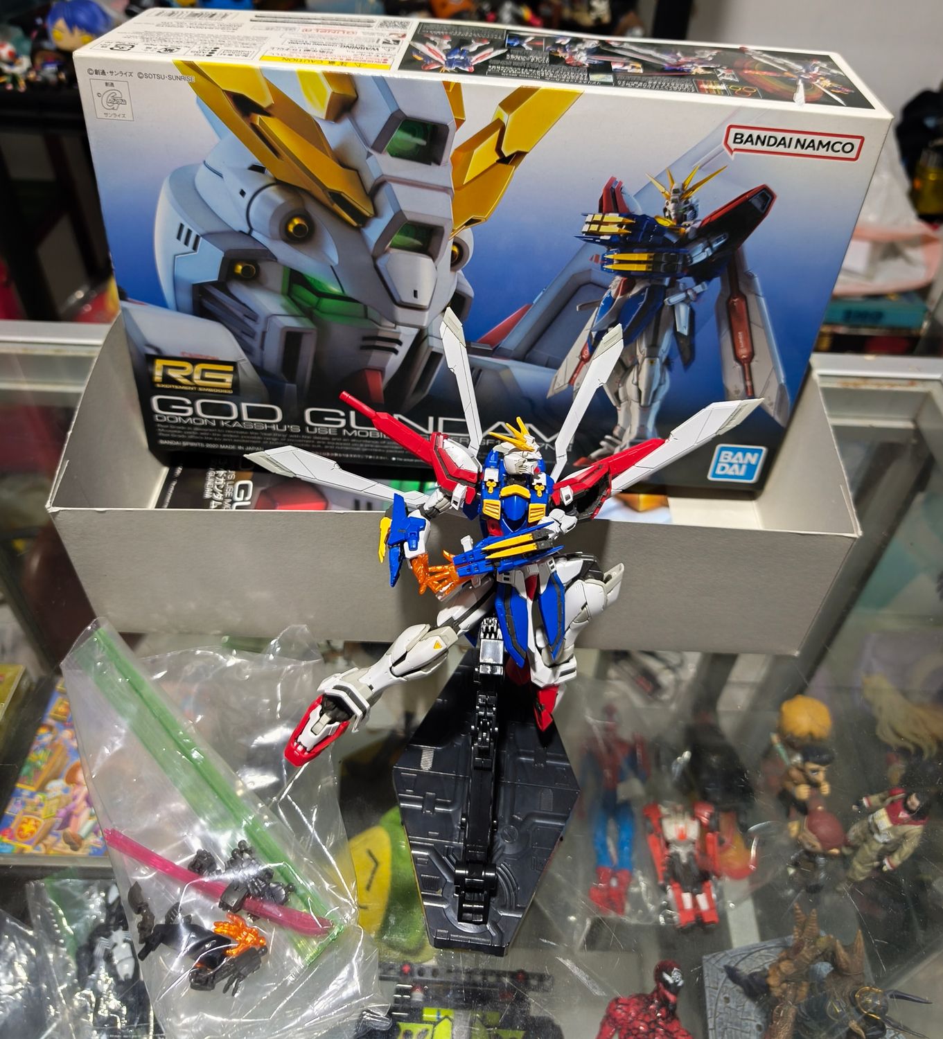 SJ6 God Gundam RG Bandai Armado Model Kit