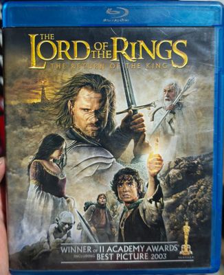 SJ6 The Lord of The Rings Blu Ray Original Usado Completo Español Ingles 2 Discos
