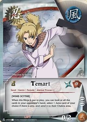 SJF Temari - N-US025 - Common Naruto: Eternal Rivalry