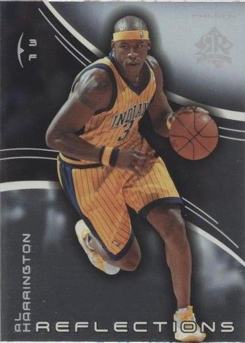 SJF 2003-04 Upper Deck Triple Dimensions Al Harrington Reflections Ruby #29