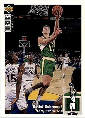 SJF 1994-95 Collector's Choice #111 Detlef Schrempf NBA Basketball