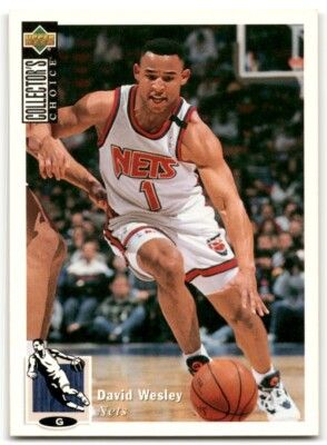 SJF 1994-95 Upper Deck Collector's Choice Basketball Card David Wesley #112