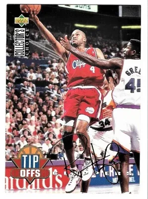 SJF 1994-95 Upper Deck Collector's Choice International - Ron Harper #177 Signed
