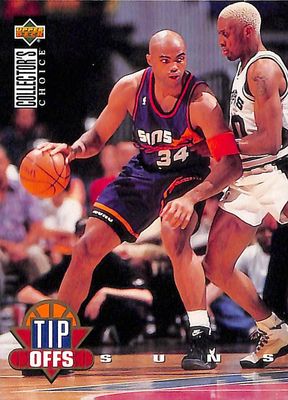 SJF 1994 Upper Deck Charles Barkley and Dennis Rodman NBA Basketball Card