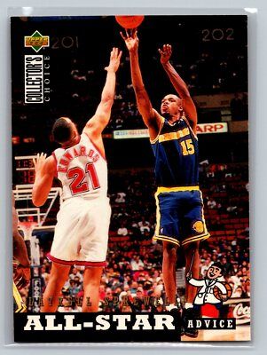 SJF 1994 Collector's Choice All-Star Advice #198 Latrell Sprewell Warriors