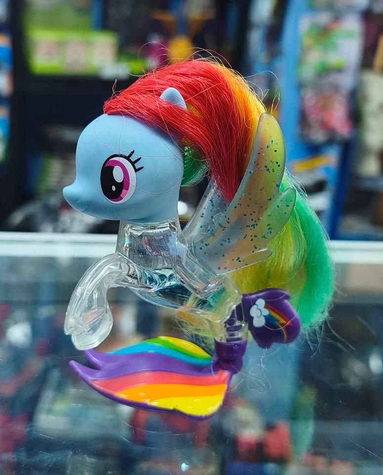 SJ3 Rainbow Dash Figura Flip Flow Seapony Hasbro 2017