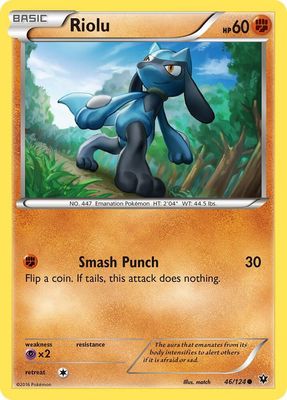 SJF Riolu (46) - XY - Fates Collide (FCO)