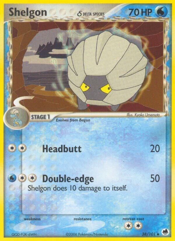 SJF Shelgon (Delta Species) - Dragon Frontiers (DF)