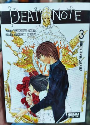 SJ1 Death Note Manga Volumen 3 Español Norma
