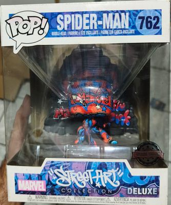 SJ6 Spider Man Figura Funko Pop 762 Street Art