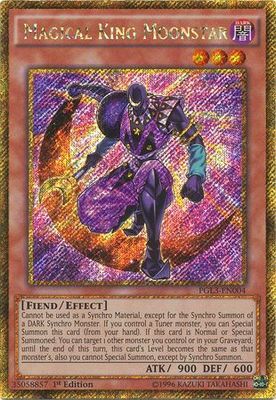 SJF Magical King Moonstar - PGL3-EN004 - Gold Secret Rare 1st Edition Premium Gold: Infinite Gold Singles