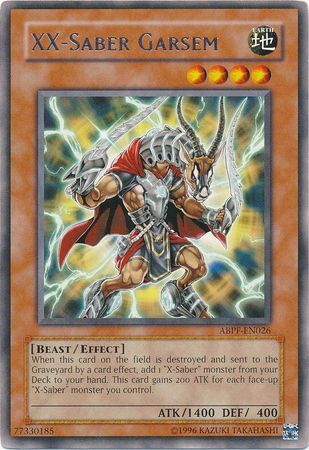 SJF XX-Saber Garsem - ABPF-EN026 - Rare Unlimited Absolute Powerforce [ABPF] Unlimited Singles