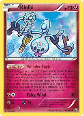 SJF Klefki - XY - Steam Siege (STS) Foil