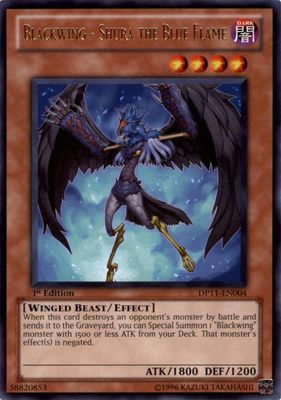 SJF Blackwing - Shura the Blue Flame - Duelist Pack 11: Crow (DP11) Rare