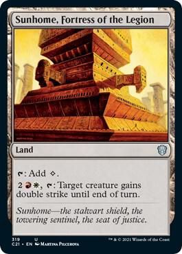 SJF Sunhome, Fortress of the Legion - Commander 2021 (C21)