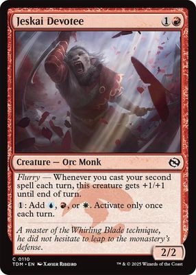 SJF Jeskai Devotee - Tarkir: Dragonstorm (TDM)