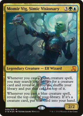 SJF Momir Vig, Simic Visionary - From the Vault: Lore (V16) Foil