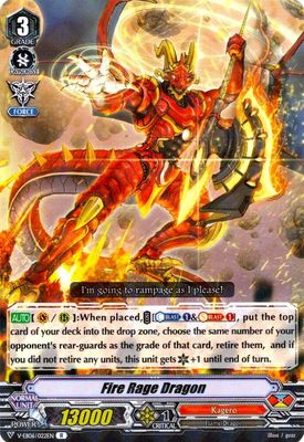 SJF Fire Rage Dragon - V-EB06: Light of Salvation, Logic of Destruction (V-EB06)