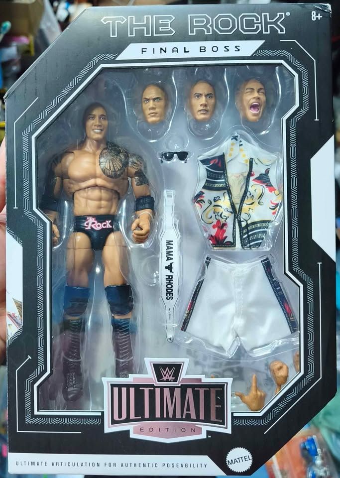 SJ1 The Rock Figura Final Boss WWE Ultimate Edition Nuevo