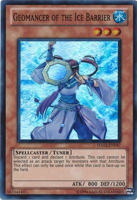SJF Geomancer of the Ice Barrier - HA02-EN047 - Super Rare Unlimited Hidden Arsenal 2 [HA02] Unlimited Singles