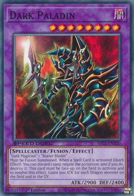 SJF Dark Paladin - Speed Duel: Streets of Battle City (SBC1)