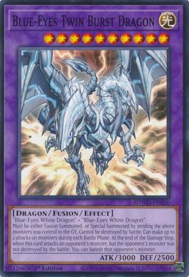 SJF Blue-Eyes Twin Burst Dragon - Structure Deck: Blue-Eyes White Destiny (SDWD)