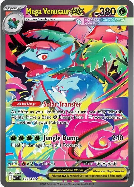 SJF Mega Venusaur ex - 177/132 - ME01: Mega Evolution (MEG)