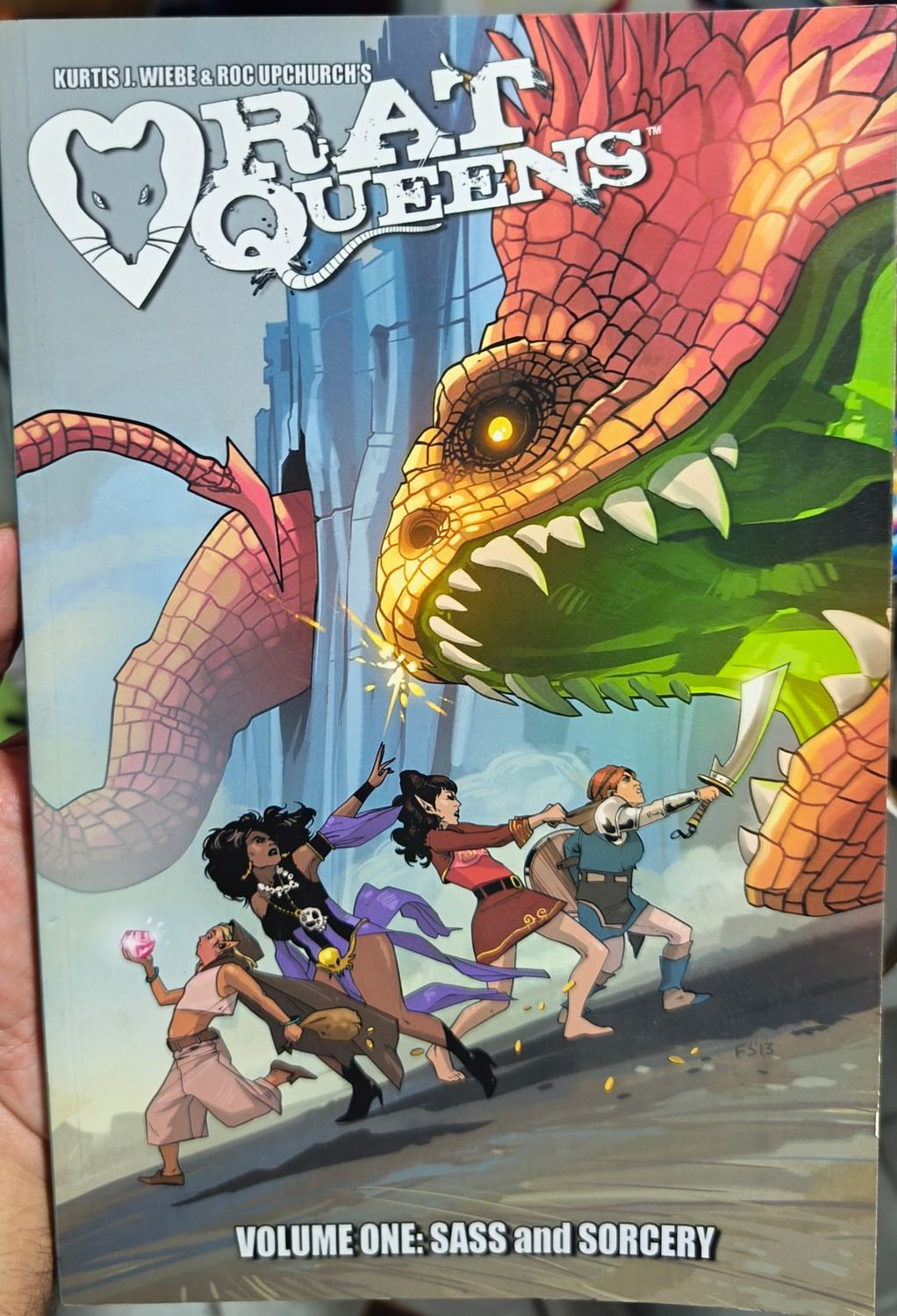 SJ6 Rat Queens Comic Volumen One Sass And Sorcery Image Cómics Ingles