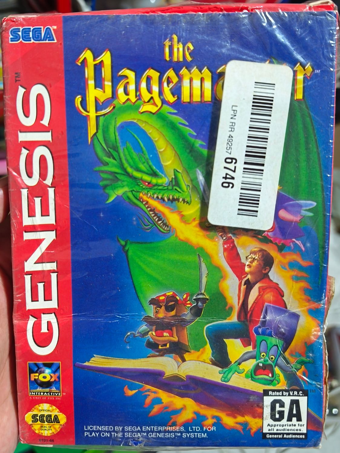 SJ6 The Mage Master Sega Génesis Nuevo Sellado