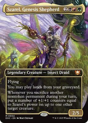 SJF Szarel, Genesis Shepherd (Borderless) - Commander: Edge of Eternities (EOC) Foil