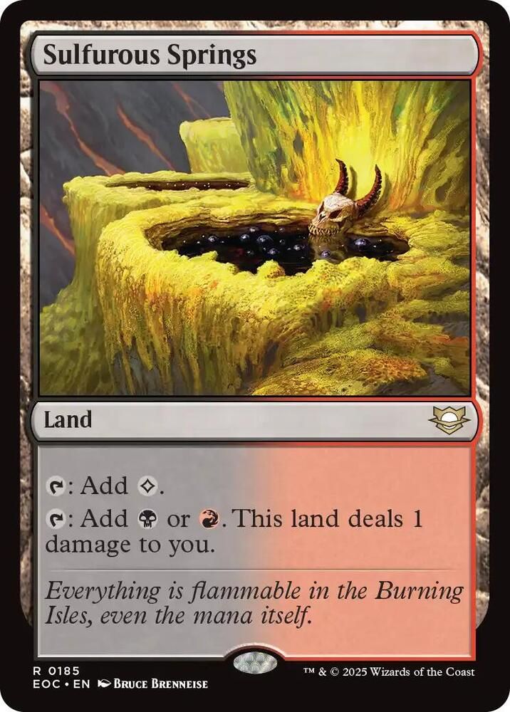 SJF Sulfurous Springs - Commander: Edge of Eternities (EOC)