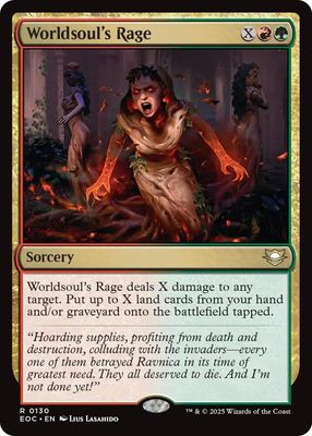 SJF Worldsoul's Rage - Commander: Edge of Eternities (EOC)