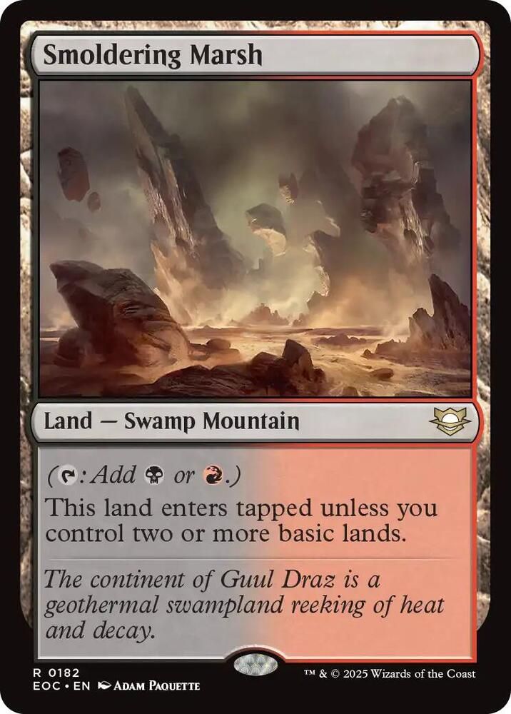 SJF Smoldering Marsh - Commander: Edge of Eternities (EOC)