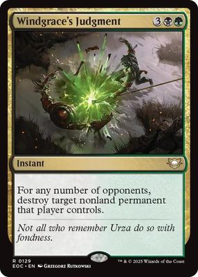 SJF Windgrace's Judgment - Commander: Edge of Eternities (EOC)