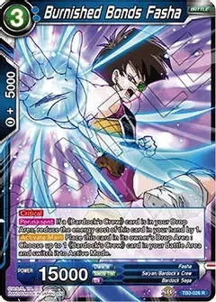 SJF Burnished Bonds Fasha - Clash of Fates (DBS-TB03) Clash of Fates Foil