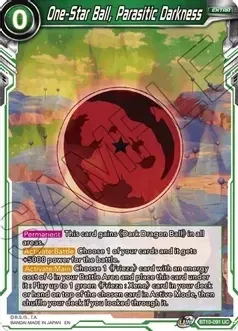 SJF One-Star Ball, Parasitic Darkness - Rise of the Unison Warrior (DBS-B10) Rise of the Unison Warrior Foil