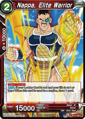 Nappa, Elite Warrior - Vermilion Bloodline (DBS-B11) Vermilion Bloodline Foil